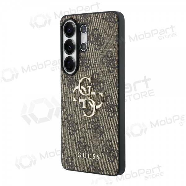 Samsung Galaxy S26 Ultra case -Guess PU 4G Metal Logo- (brown)