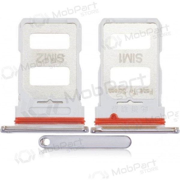 Xiaomi Mi 11i / Poco F3 SIM card holder (silver) (service pack) (original) Xiaomi Mi 11i / Poco F3 SIM card holder (silver) (service pack) (original)