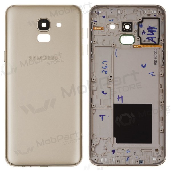 Samsung J600 Galaxy J6 2018 back / rear cover (gold) - Premium