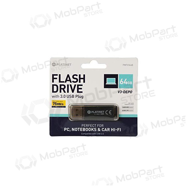 Flash / memory drive Platinet 64GB USB 3.0