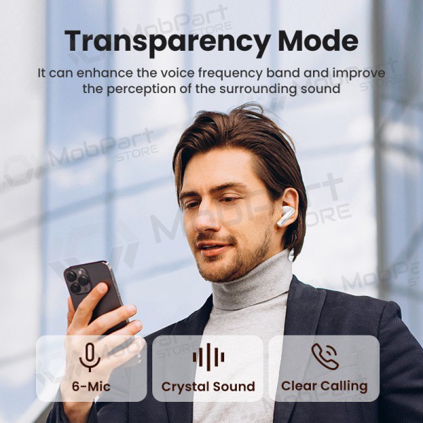 Wireless headphones Ugreen WS200 HiTune T6 Active Noise-Cancelling Earbuds Wireless headphones Ugreen WS200 HiTune T6 Active Noise-Cancelling Earbuds