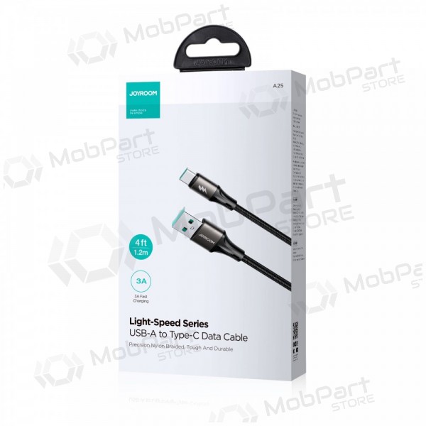 USB cable Joyroom SA25-AC3 USB to USB-C 3A 2.0m black
