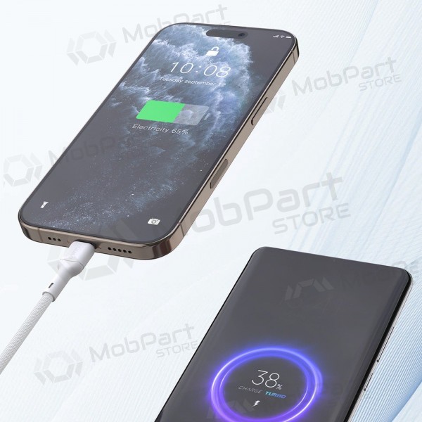 USB-C cable Dudao L9CMax USB-C to USB-C 2 m 240 W black