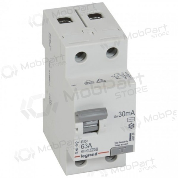 RCD RX Legrand 402026 (AC, 63A, 2P, 30mA, 230V)