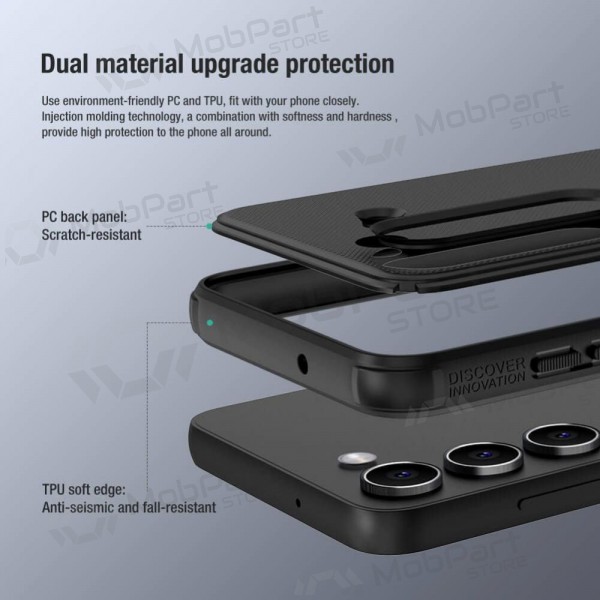 Samsung Galaxy A23 case „Nillkin Frosted Shield“ (black) Samsung Galaxy A23 case „Nillkin Frosted Shield“ (black)