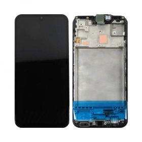 Samsung Galaxy M15 5G screen (black) (with frame) (original)