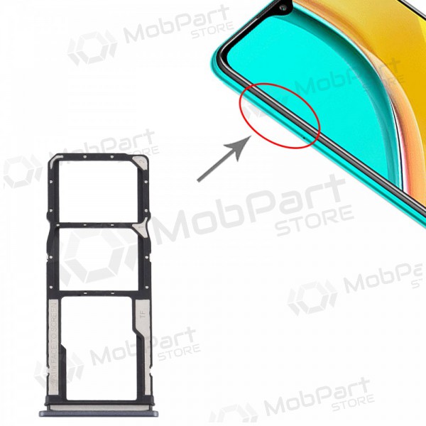 Xiaomi Redmi 9 SIM card holder (grey)