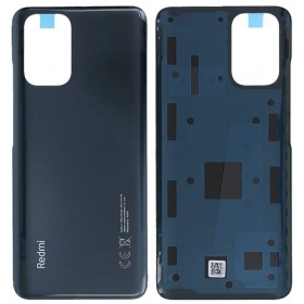 Xiaomi Redmi Note 10 4G back / rear cover (with logo) grey (Onyx Grey/Shadow Black)