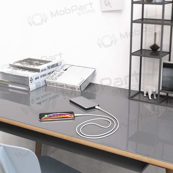 USB cable Borofone BX30 Lightning 1.0m (white)
