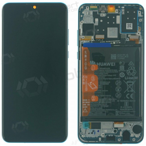 Huawei P30 Lite 48MP screen (blue) (Peacock Blue) (with frame and battery) (service pack) (original) Huawei P30 Lite 48MP screen (blue) (Peacock Blue) (with frame and battery) (service pack) (original)