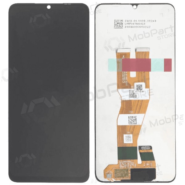 Ekranas Samsung A055 A05 2023 su lietimui jautriu stikliuku Black original