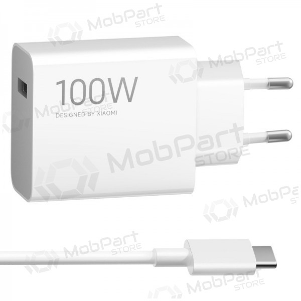 Phone charger Xiaomi Charging Combo BHR095VEU 100 W USB-A with USB-C cable white