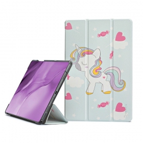 Samsung Galaxy Tab A9+, Tab A11+ case - Smart Leather (unicorn)