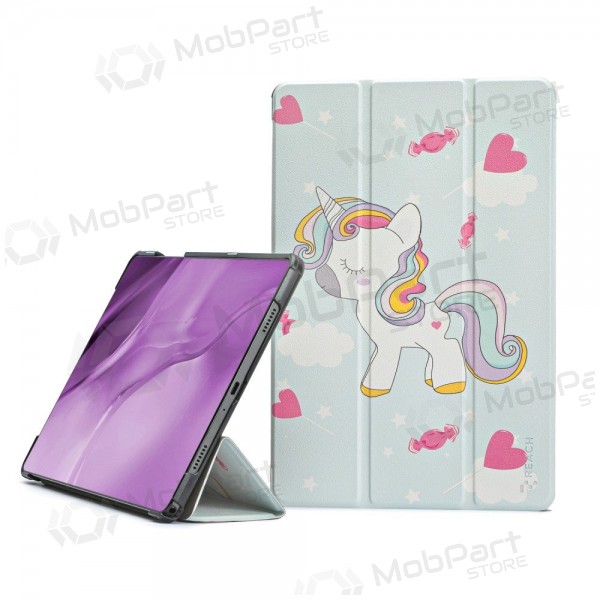 Samsung Galaxy Tab A9+, Tab A11+ case - Smart Leather (unicorn)