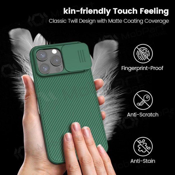 Apple iPhone 15 Pro Max case „Nillkin CamShield Pro“ (green) Apple iPhone 15 Pro Max case „Nillkin CamShield Pro“ (green)