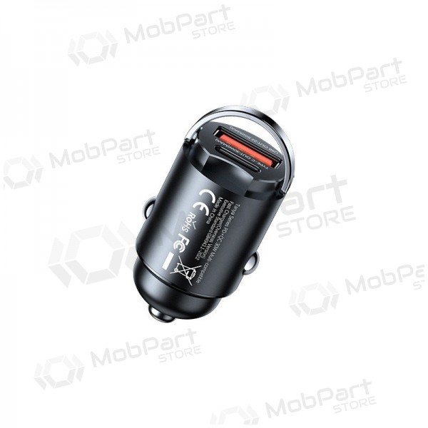 Car phone charger Remax RCC359 30 W USB-C + USB-A black