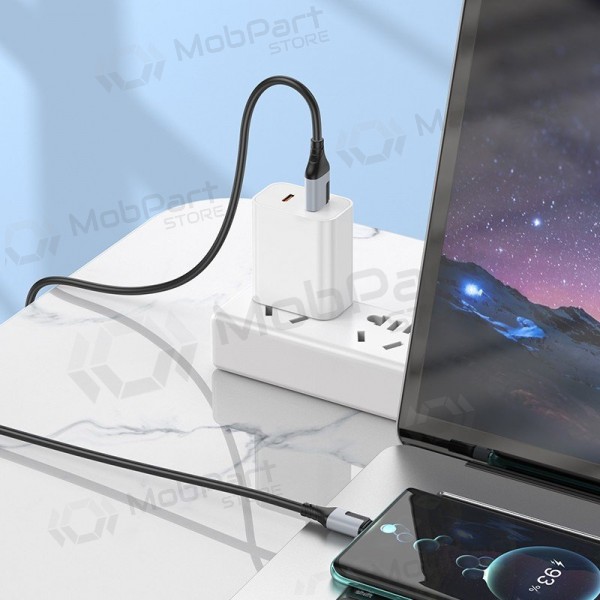 USB-C cable Borofone BX101 USB-A to USB-C 1 m white