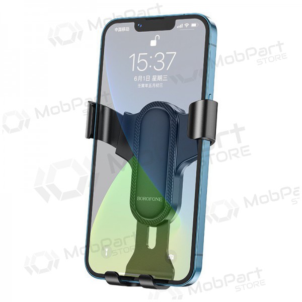 Automobilinis Universal telefono laikiklis Borofone BH74 tvirtinamas ant ventiliacijos grotelių, black