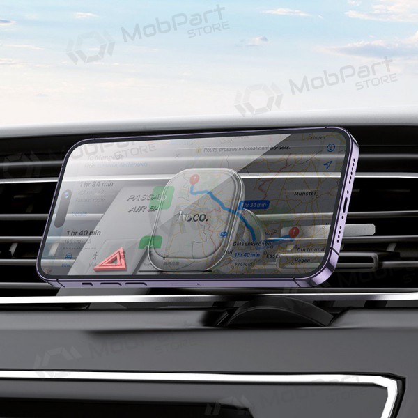 Car phone holder Hoco H29 tvirtinamas ant ventiliacijos grotelių magnetinis