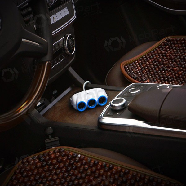 Car charger - šakotuvas Hoco C1 2xUSB 3xconnector (3.1A) Car charger - šakotuvas Hoco C1 2xUSB 3xconnector (3.1A)