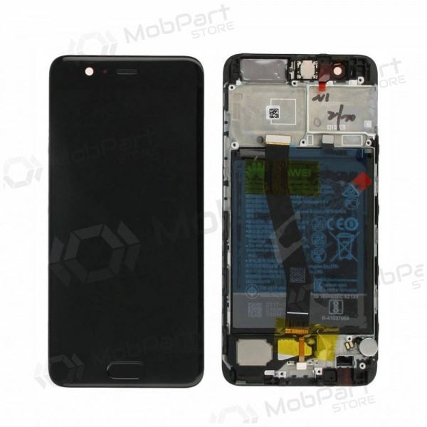 Huawei P10 screen (black) (with frame and battery) (used grade B, original) Huawei P10 screen (black) (with frame and battery) (used grade B, original)