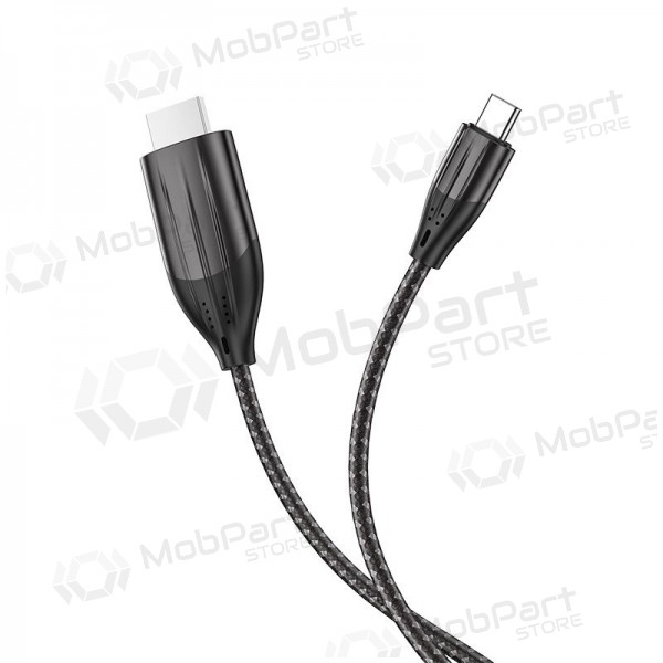 Cable Hoco UA16 Type-C to HDMI 2.0m grey