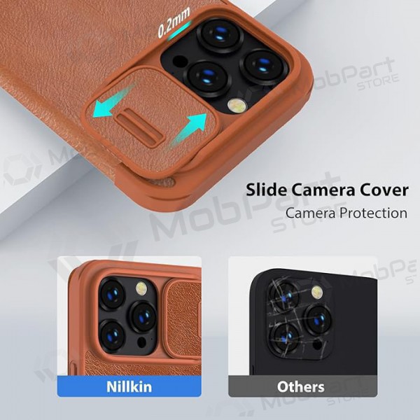 Apple iPhone 14 Plus case „Nillkin Leather“ (brown) Apple iPhone 14 Plus case „Nillkin Leather“ (brown)