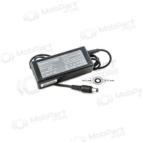 TOSHIBA 60W: 19V, 3.16A laptop charger TOSHIBA 60W: 19V, 3.16A laptop charger