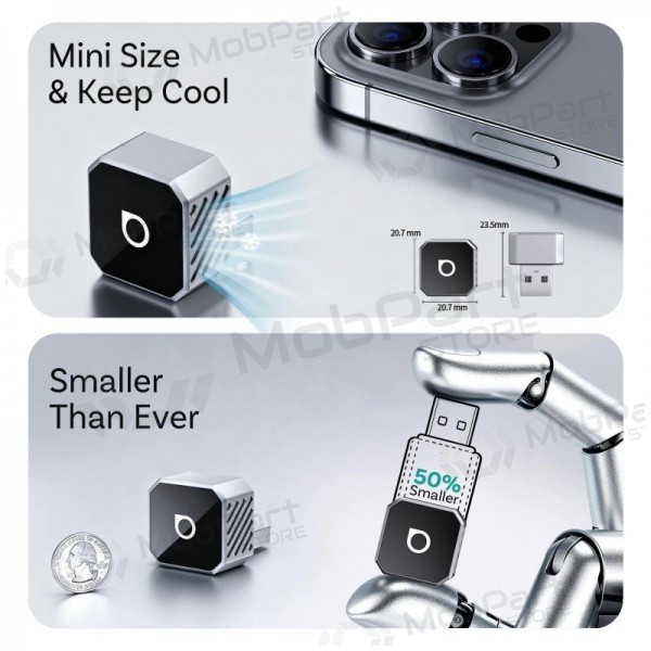 Wireless CarPlay/Android Auto adapter Ottocast Mini Cube silver CP88-T3