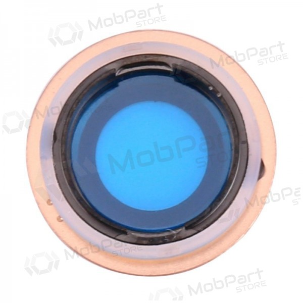 Apple iPhone 8 / SE 2020 camera glass / lens (gold) (with frame)