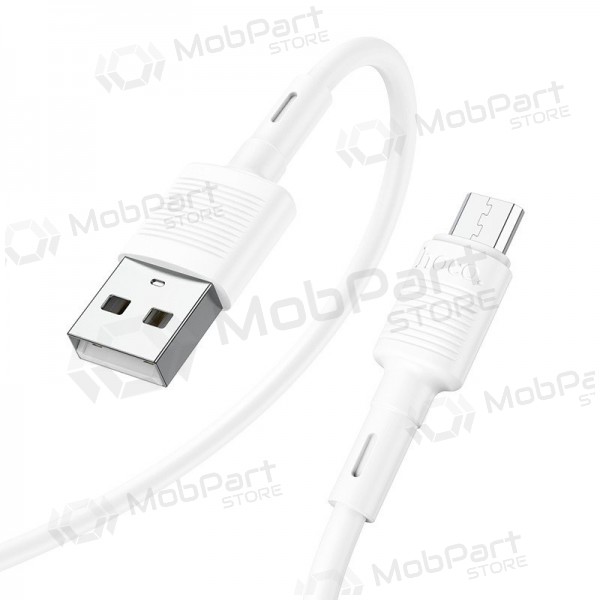 Micro USB cable Hoco X83 USB-A to Micro USB 1 m white