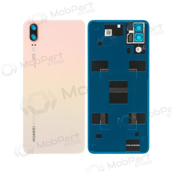 Huawei P20 back / rear cover (pink) (used grade A, original) Huawei P20 back / rear cover (pink) (used grade A, original)