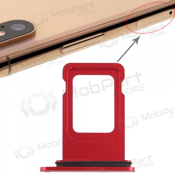 Apple iPhone XR SIM card holder (red)