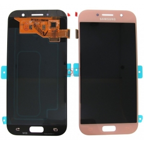 Samsung A520F Galaxy A5 (2017) screen (pink) (service pack) (original)