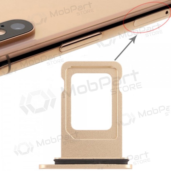 Apple iPhone XR SIM card holder (gold)