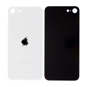 Apple iPhone SE 2020 / SE 2022 back / rear cover (white) (bigger hole for camera)