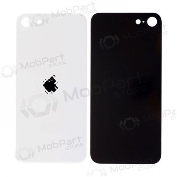 Apple iPhone SE 2020 / SE 2022 back / rear cover (white) (bigger hole for camera)
