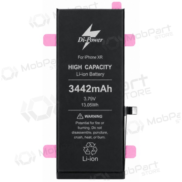 Apple iPhone XR battery, Di-Power 3442 mAh (increased capacity)