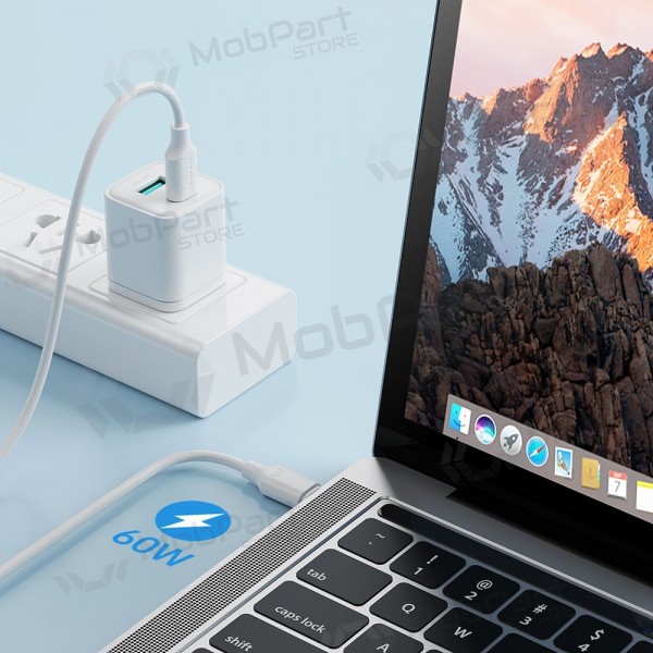 USB cable Joyroom S-CC060A9 Type-C to Type-C 60W 1.0m white