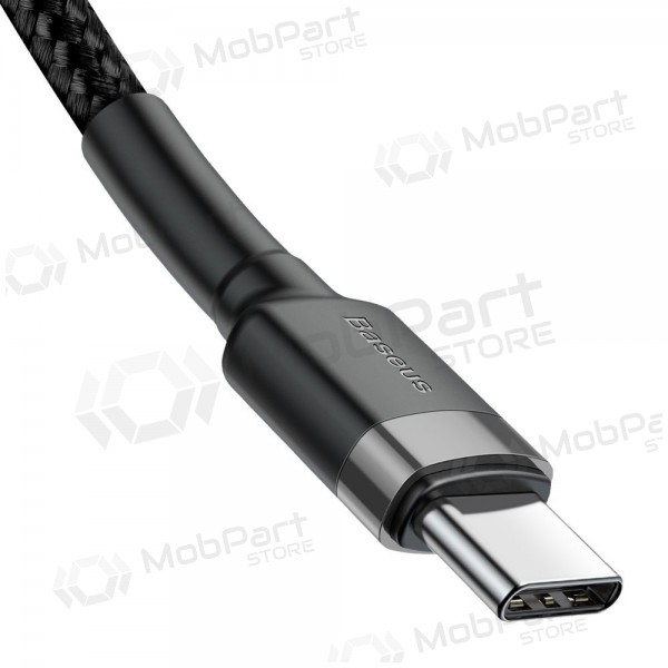 USB cable Baseus Cafule PD60W Type-C 2.0m grey-black CATKLF-HG1