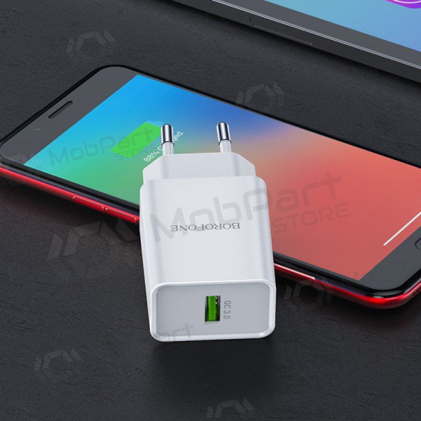 Charger Borofone BN5 QC 3.0 18W (white)