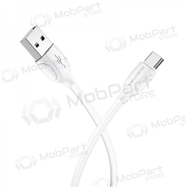 USB cable Borofone BX19 USB-A to USB-C 1.0m white