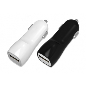 Charger automobilinis Tellos USB (dual) (1A+2A) (white)