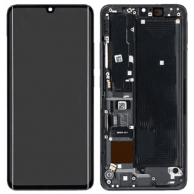 Xiaomi Mi Note 10, Mi Note 10 Pro, Mi Note 10 Lite screen (black) (with frame) (original)