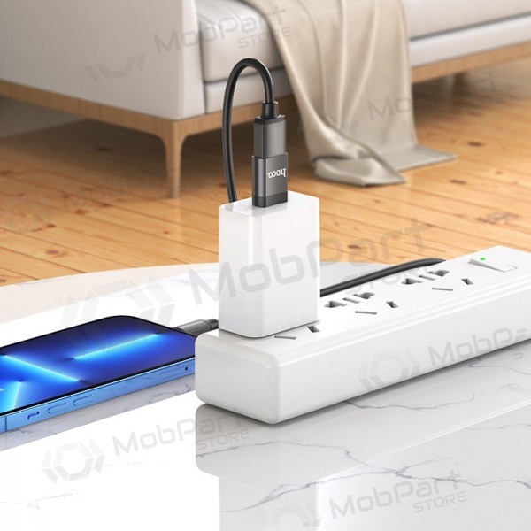 USB-C adapter hoco ua17 USB-C to USB-A black.
