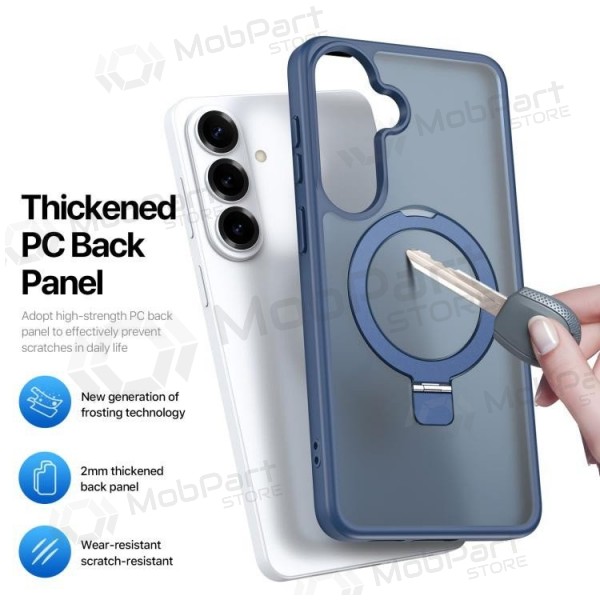 Samsung Galaxy S26 Ultra case - Dux Ducis Yind Magnetic Stand (dark blue)