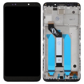 Xiaomi Redmi 5 Plus screen (black) (with frame)
