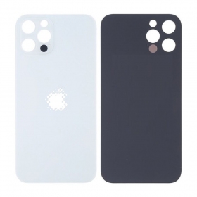 Apple iPhone 13 Pro Max Rear Cover (Silver) (bigger hole for camera)