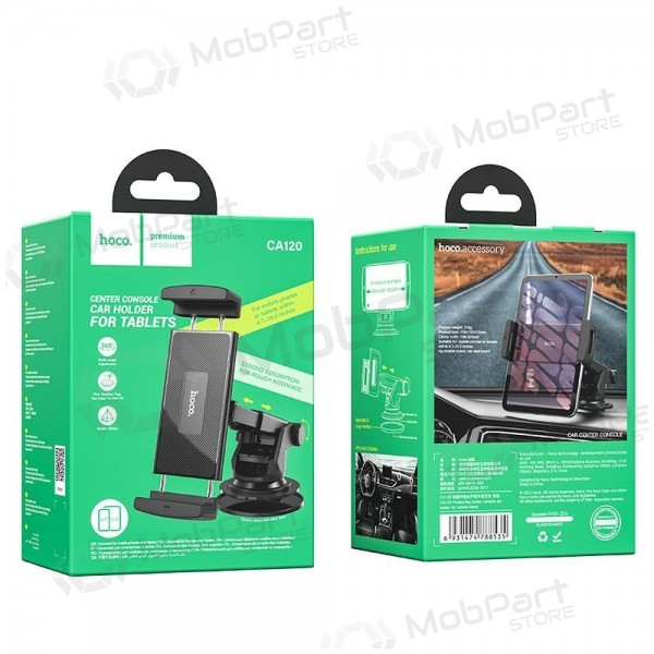 Automobilinis planšetinio kompiuterio laikiklis Hoco CA120 black
