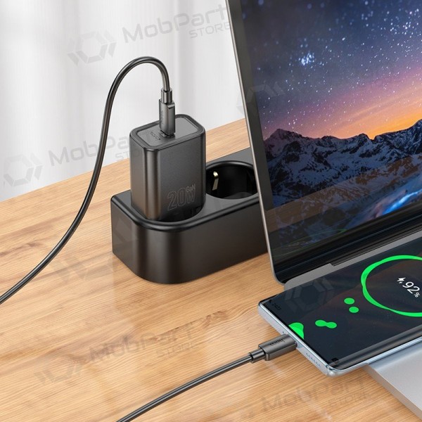 Phone charger Hoco N60 20 W GaN USB-C black